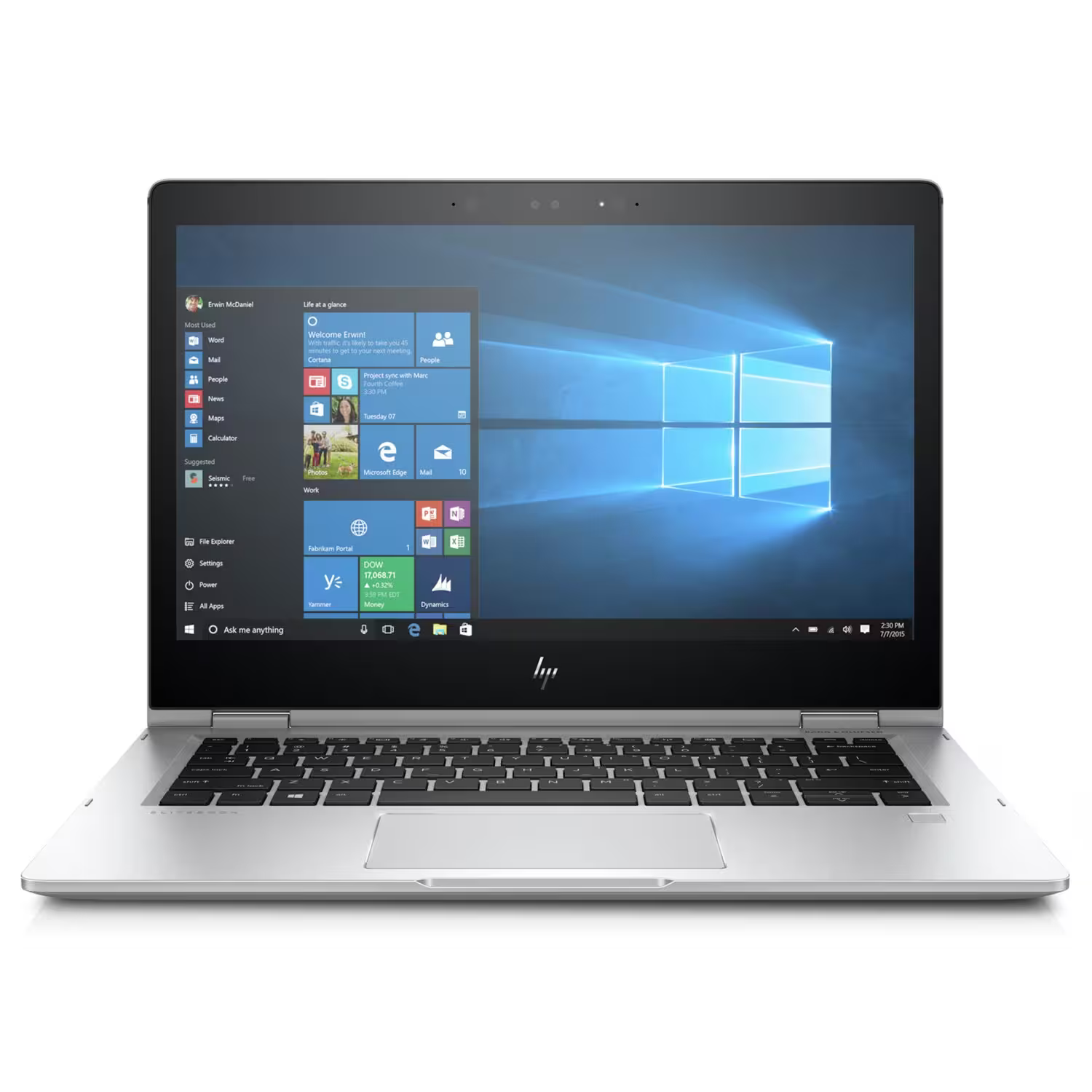 HP EliteBook x360 1030 G2 - i5-7200U - 8GB RAM - 256GB SSD - 13.3” Touchscreen